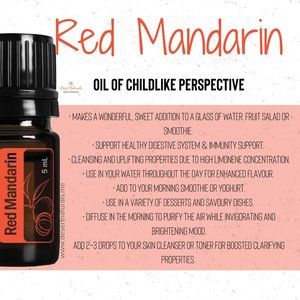 Red Mandarin Essential Oil 5 ml NEW! NEVER OPENED!